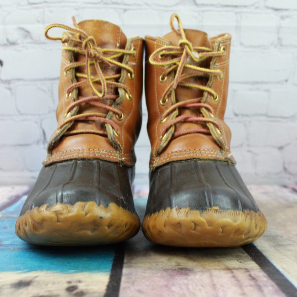 Vtg LL BEAN Maine Hunting Shoe Duck Boots Size 7 M - Picture 4 of 9